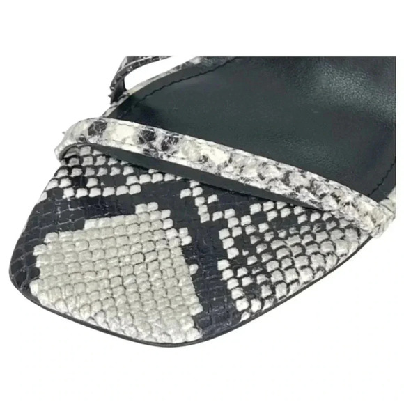 Marc Fisher Gove2 Snake Print Leather Womens Heeled Sandal Size 9.5M - Picture 8 of 15